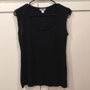 Old Navy black cotton sleeveless t